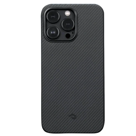 Чохол Pitaka MagEZ Case 3 for iPhone 14 Pro - Twill 600D Black/Grey (KI1401PA)