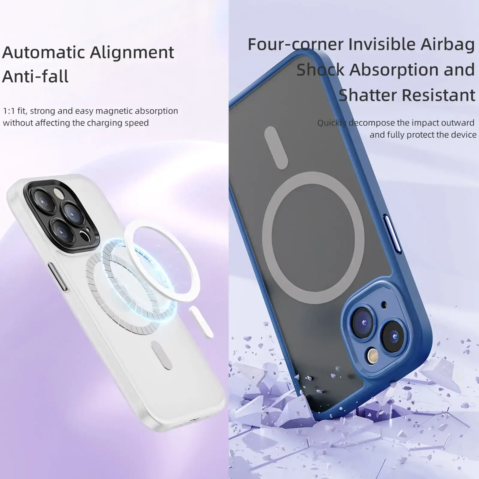 Чохол Rock Guard Touch Protection Case with Magsafe для iPhone 14 Pro Max - Purple (RPC3036)
