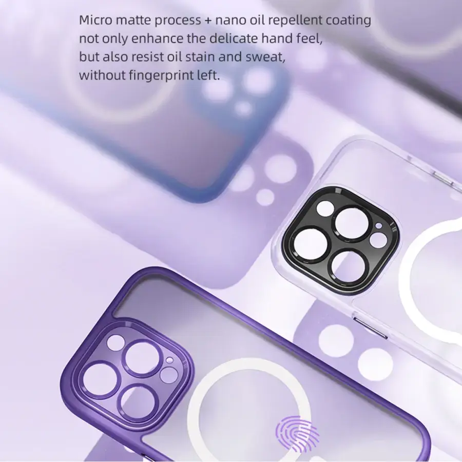 Чехол Rock Guard Touch Protection Case with Magsafe для iPhone 14 Pro - Purple (RPC3035)