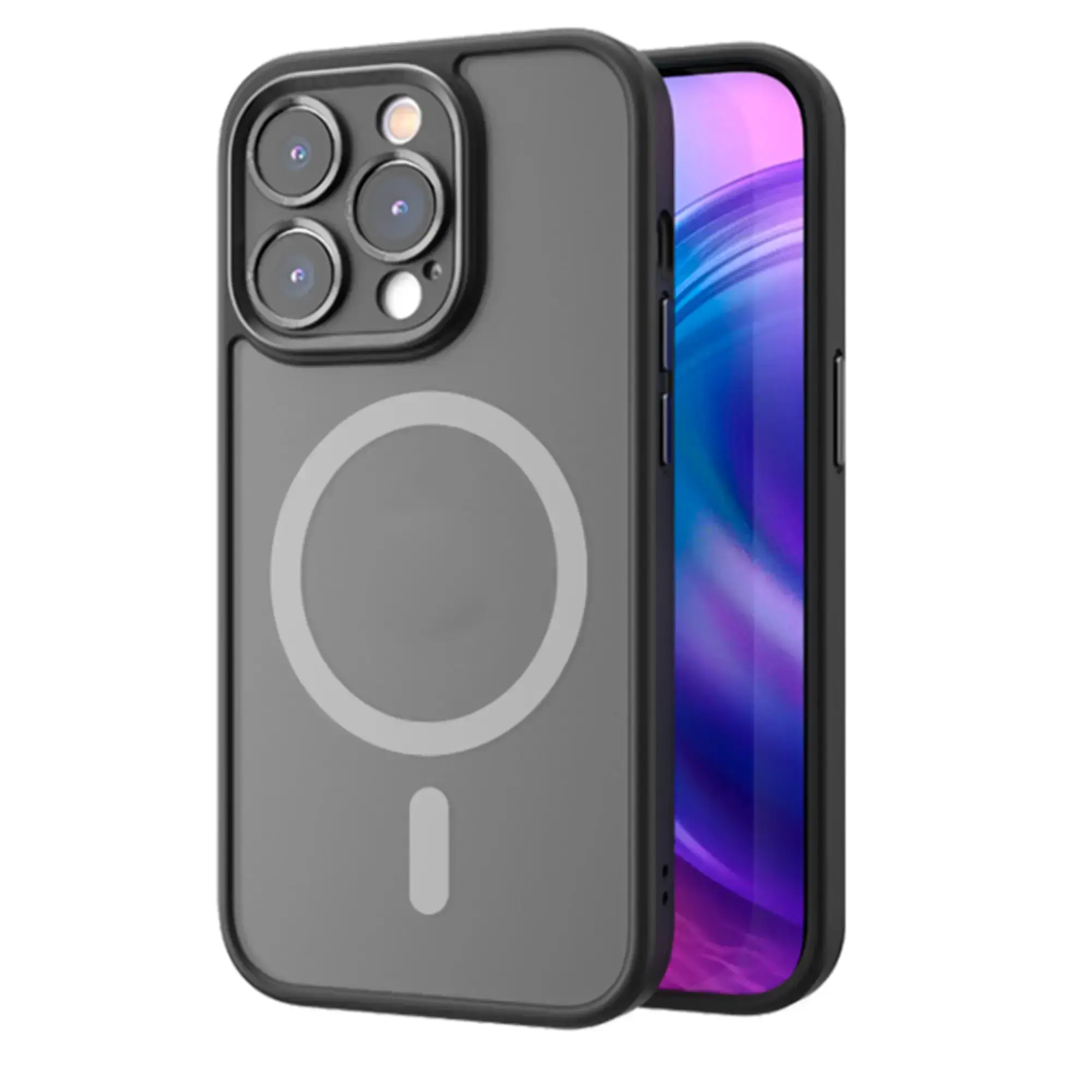 Чохол Rock Guard Touch Protection Case with Magsafe для iPhone 15 Pro Max - Titanium Black (RPC3211)