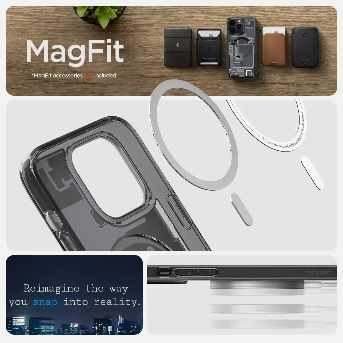 Чехол Spigen iPhone 14 Pro Ultra Hybrid MagSafe - Zero One (ACS05540)