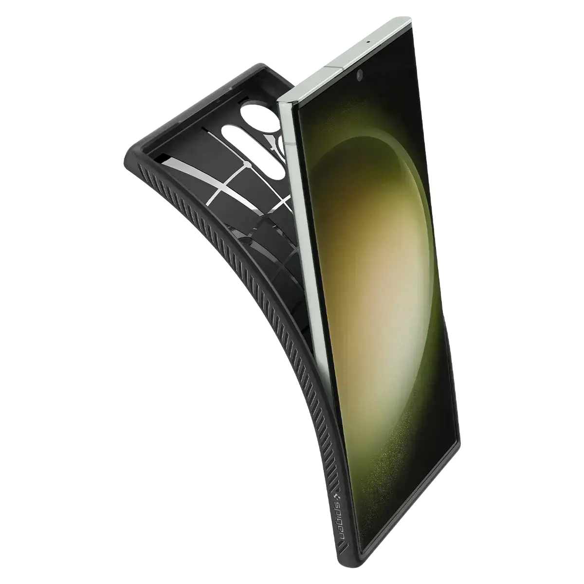 Чохол Spigen Liquid Air Case для Samsung Galaxy S23 Ultra - Matte Black (ACS05614)