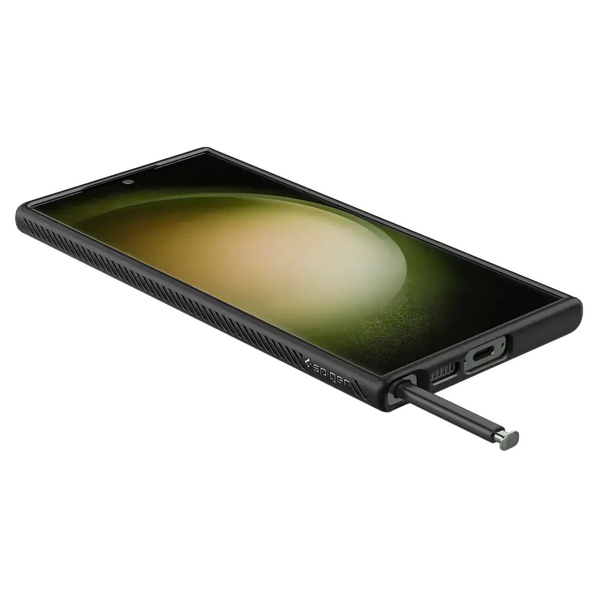 Чохол Spigen Liquid Air Case для Samsung Galaxy S23 Ultra - Matte Black (ACS05614)