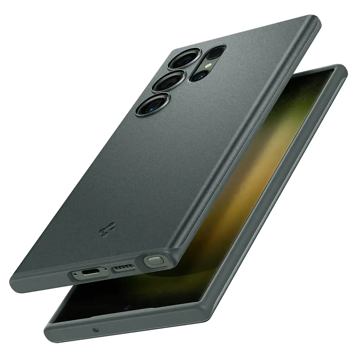 Чохол Spigen Thin Fit Case для Samsung Galaxy S23 Ultra - Abyss Green (ACS06077)