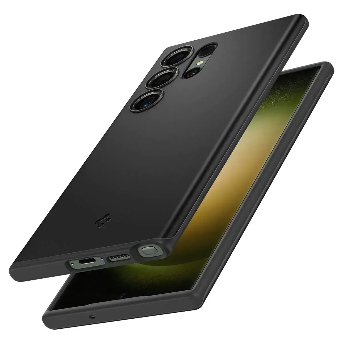 Чохол Spigen Thin Fit Case для Samsung Galaxy S23 Ultra - Black (ACS05609)