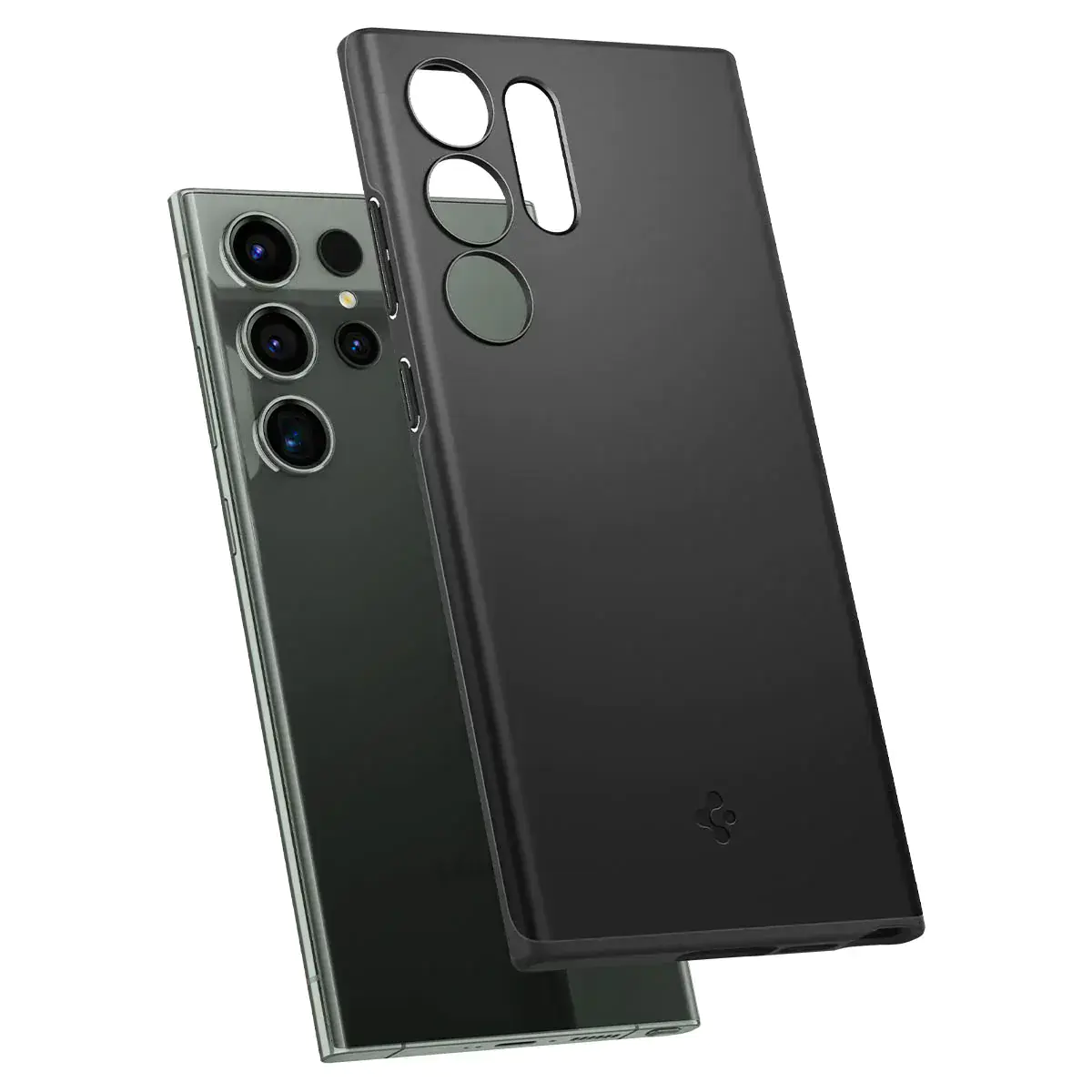 Чохол Spigen Thin Fit Case для Samsung Galaxy S23 Ultra - Black (ACS05609)