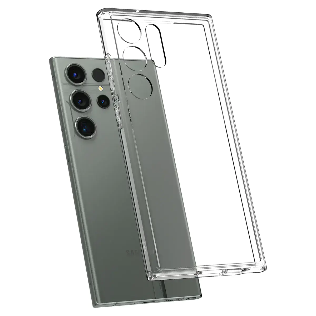 Чохол Spigen Ultra Hybrid Case для Samsung Galaxy S23 Ultra - Crystal Clear (ACS05617)