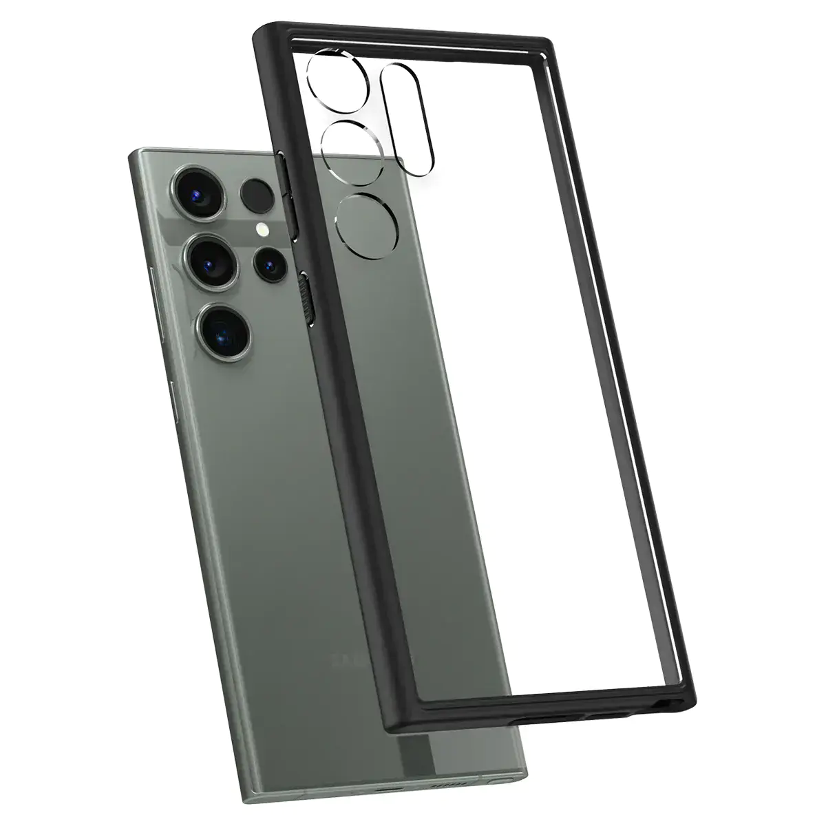 Чохол Spigen Ultra Hybrid Case для Samsung Galaxy S23 Ultra - Matte Black (ACS05618)