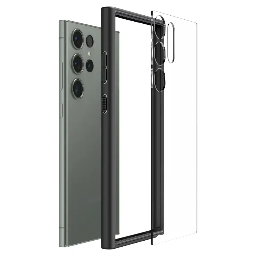 Чехол Spigen Ultra Hybrid Case для Samsung Galaxy S23 Ultra - Matte Black (ACS05618)