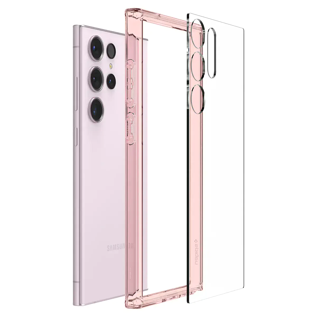 Чохол Spigen Ultra Hybrid Case для Samsung Galaxy S23 Ultra - Rose Crystal (ACS06079)