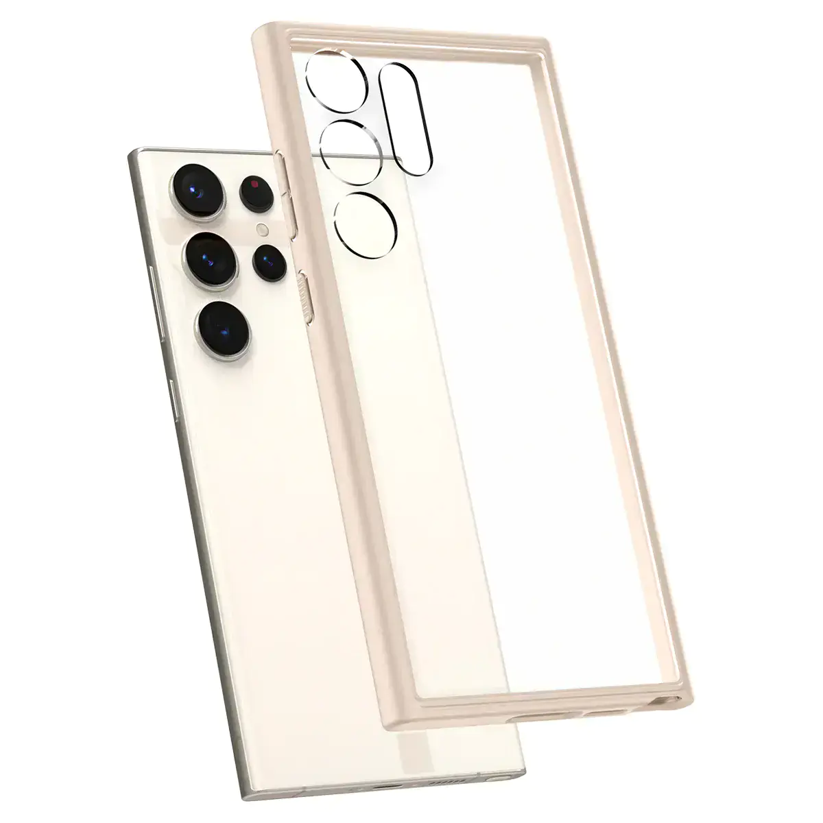 Чехол Spigen Ultra Hybrid Case для Samsung Galaxy S23 Ultra - Sand Beige (ACS06078)