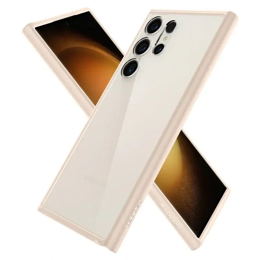 Чехол Spigen Ultra Hybrid Case для Samsung Galaxy S23 Ultra - Sand Beige (ACS06078)