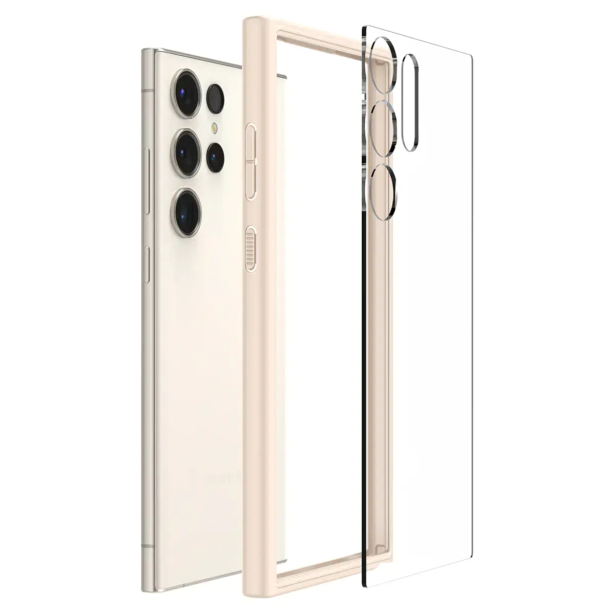Чехол Spigen Ultra Hybrid Case для Samsung Galaxy S23 Ultra - Sand Beige (ACS06078)