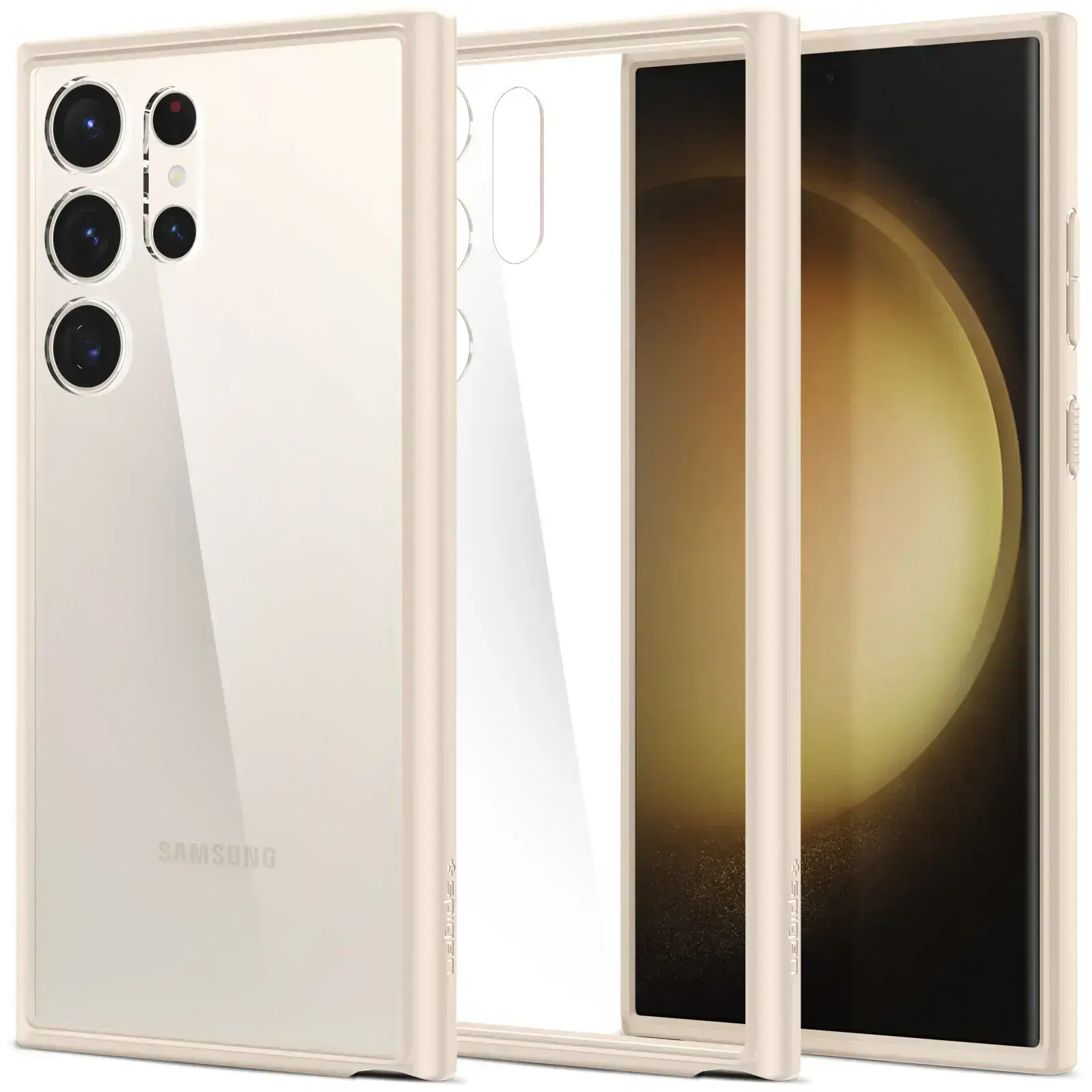 Чехол Spigen Ultra Hybrid Case для Samsung Galaxy S23 Ultra - Sand Beige (ACS06078)