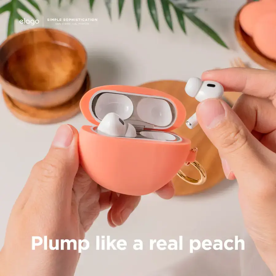 Elago Case for AirPods Pro 2 - Peach (EAPP2-PEACH-PE)