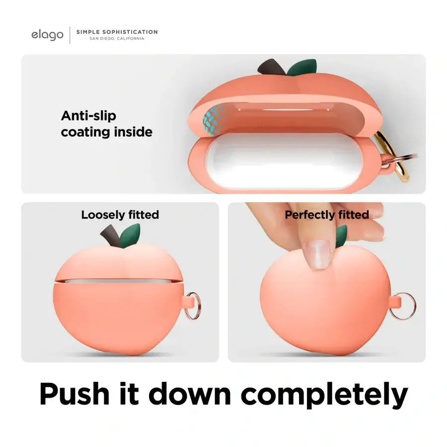 Elago Case for AirPods Pro 2 - Peach (EAPP2-PEACH-PE)