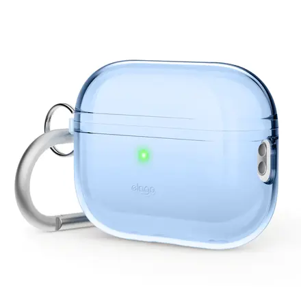 Elago Clear Hang case for AirPods Pro 2 - Aqua Blue (EAPP2CL-HANG-ABL)