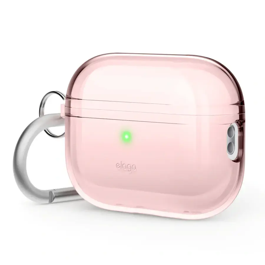 Elago Clear Hang case for AirPods Pro 2 - Lovely Pink (EAPP2CL-HANG-LPK)