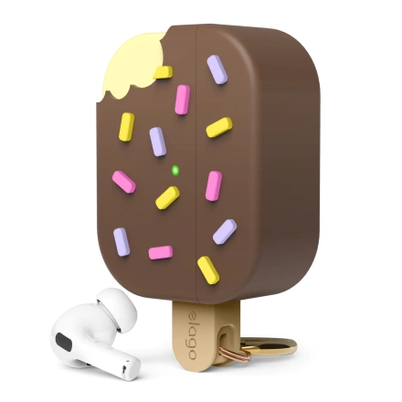 Elago Ice Cream Case for AirPods Pro 2 - Dark Brown (EAPP2-ICE-DBR)