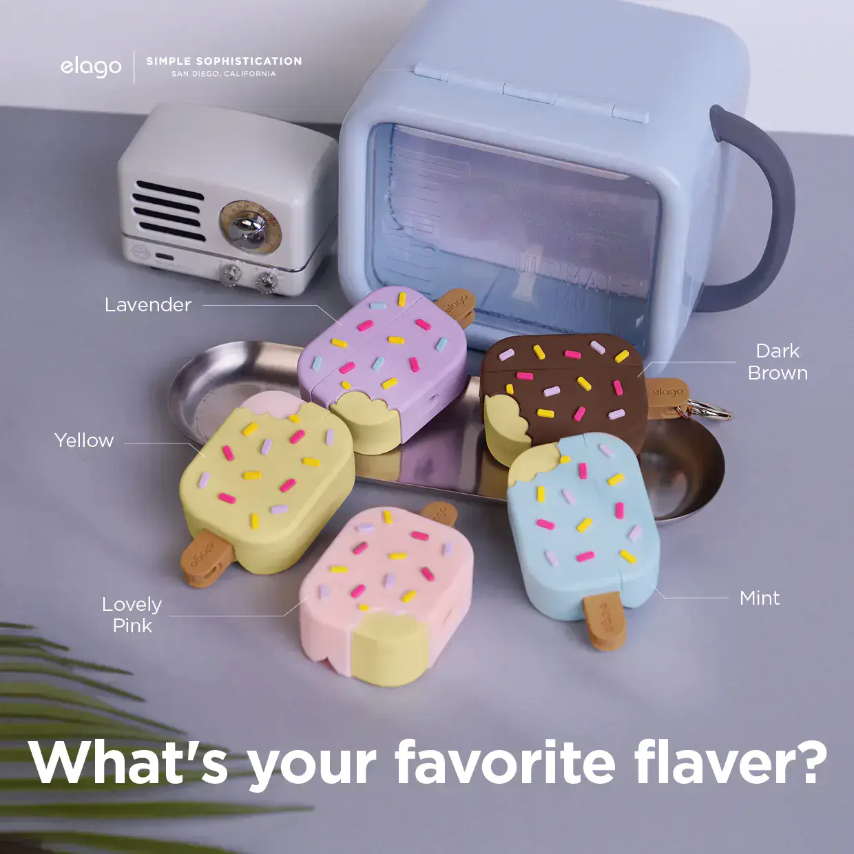 Elago Ice Cream Case for AirPods Pro 2 - Lovely Pink (EAPP2-ICE-LPK)