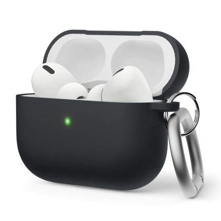 Elago Liquid Hybrid Hang Case for AirPods Pro 2 - Black (EAPP2RH-HANG-BK)