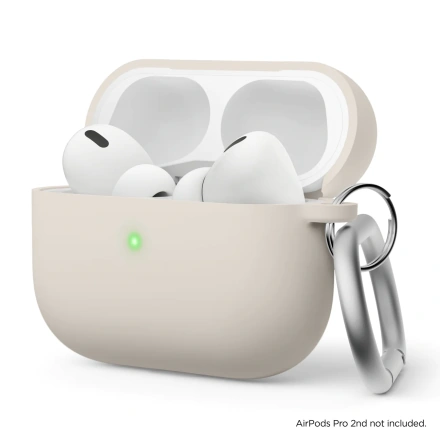 Elago Liquid Hybrid Hang Case for AirPods Pro 2 - Stone (EAPP2RH-HANG-ST)