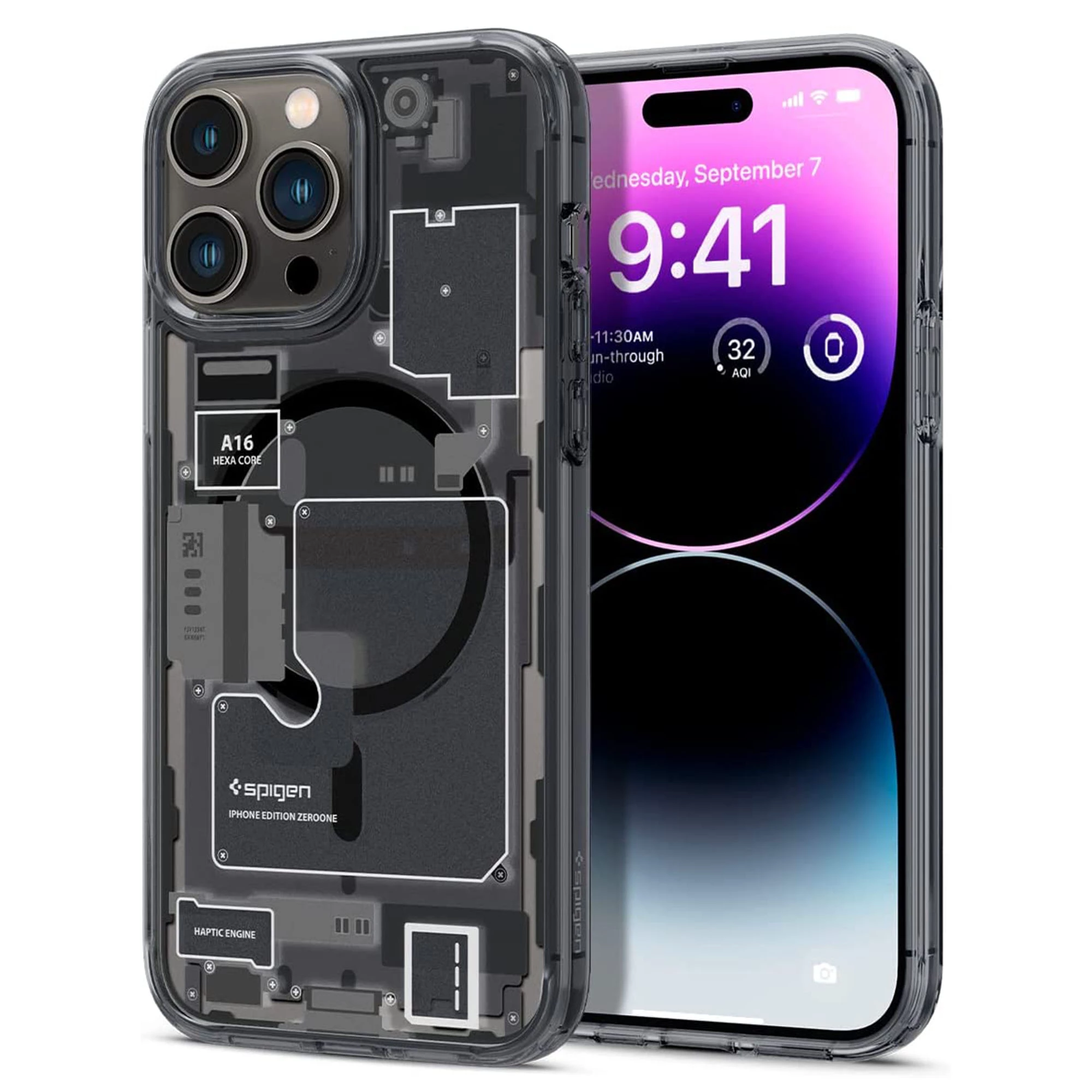 Чохол Spigen iPhone 14 Pro Max Ultra Hybrid MagSafe - Zero One (ACS05539)