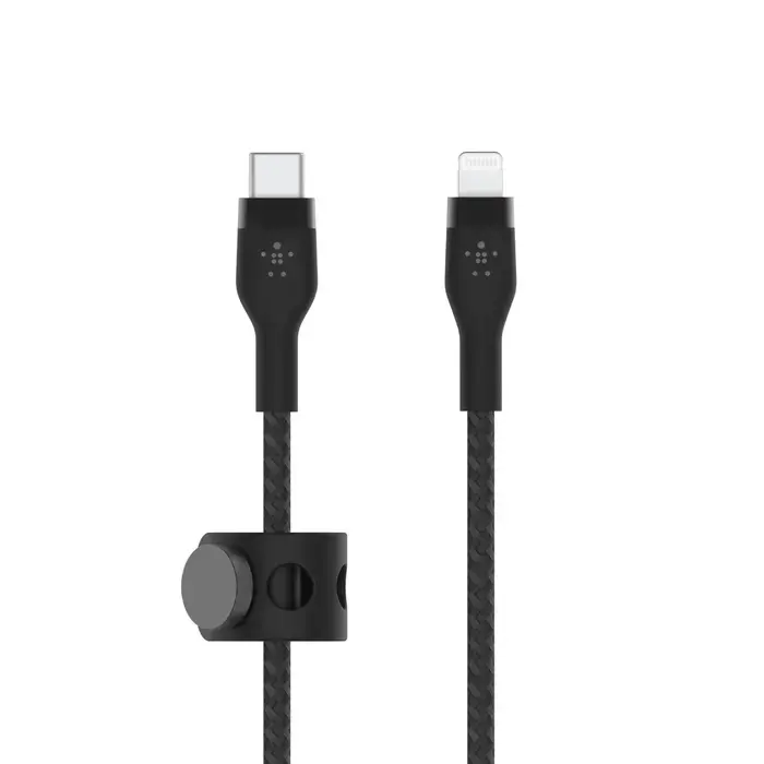 Кабель Belkin BOOST↑Charge Pro Flex USB-C Cable with Lightning Connector (2m) - Black (CAA011bt2MBK)