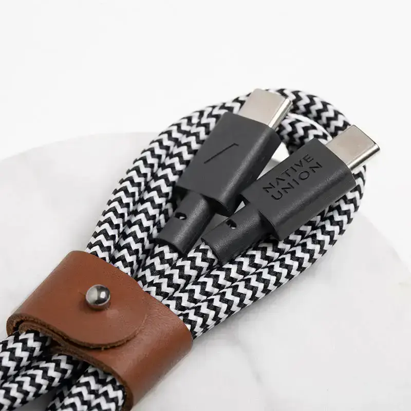 Кабель Native Union Belt Cable USB-C to USB-C Slate Green (1.2 m) (BELT-C-GRN-2-NP)