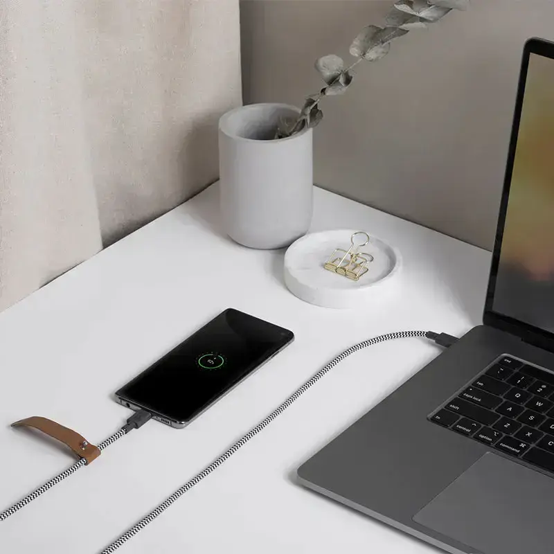 Кабель Native Union Belt XL Cable USB-C to USB-C Cosmos Black [3 m] (BELT-XL-C-COS-3-NP)