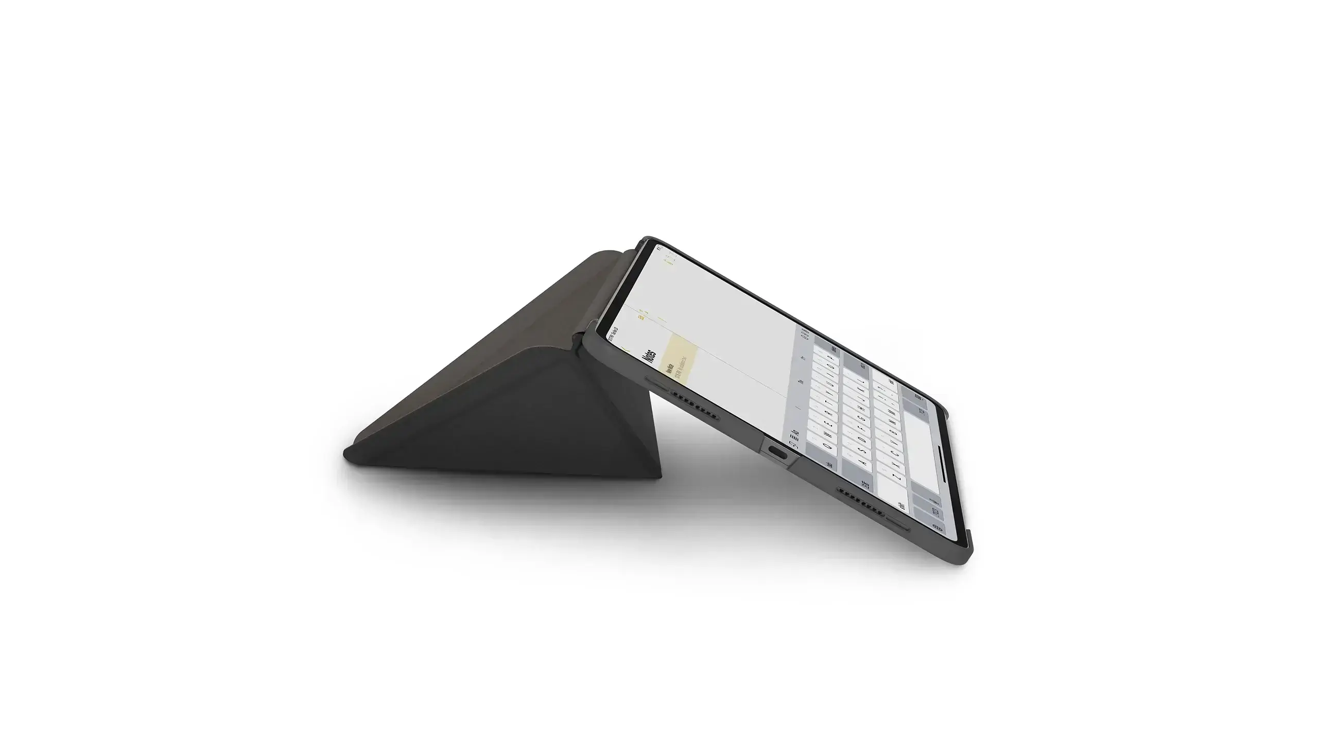 Moshi VersaCover Case with Folding Cover Charcoal Black for iPad Pro 12.9" M1 (6th/5th Gen) (99MO231604)