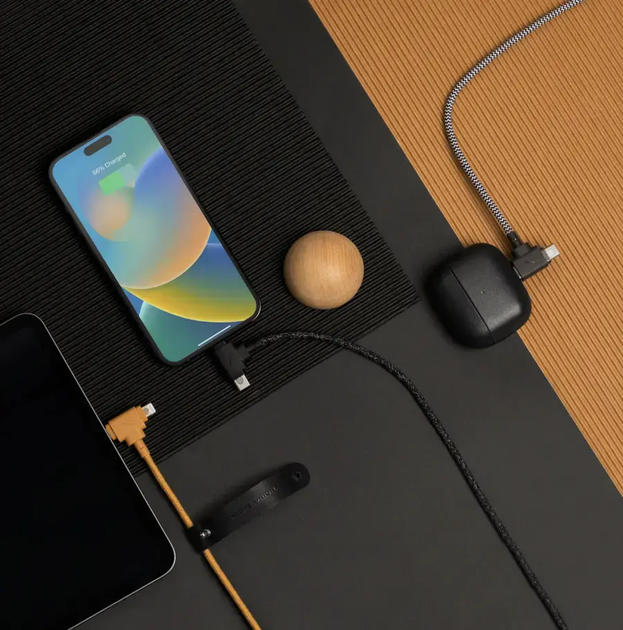 Native Union Belt Cable Universal USB-C to USB-C/Lightning Kraft (1.5 m) (BELT-CCL-KFT-NP)