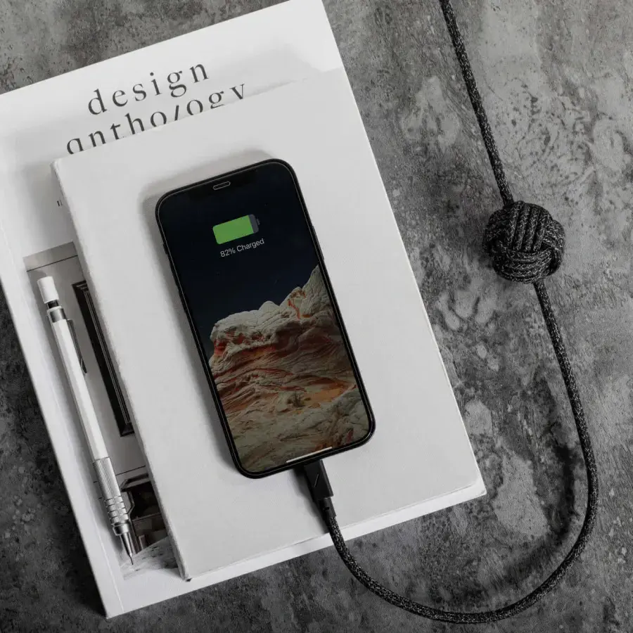 Кабель Native Union Night Cable USB-C to Lightning Cosmos Black (3 m) (NCABLE-CL-COS-AP, NCABLE-CL-CS-BK-NP)