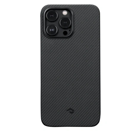 Чохол Pitaka MagEZ Case 3 for iPhone 14 Pro Max - Twill 600D Black/Grey (KI1401PMA)