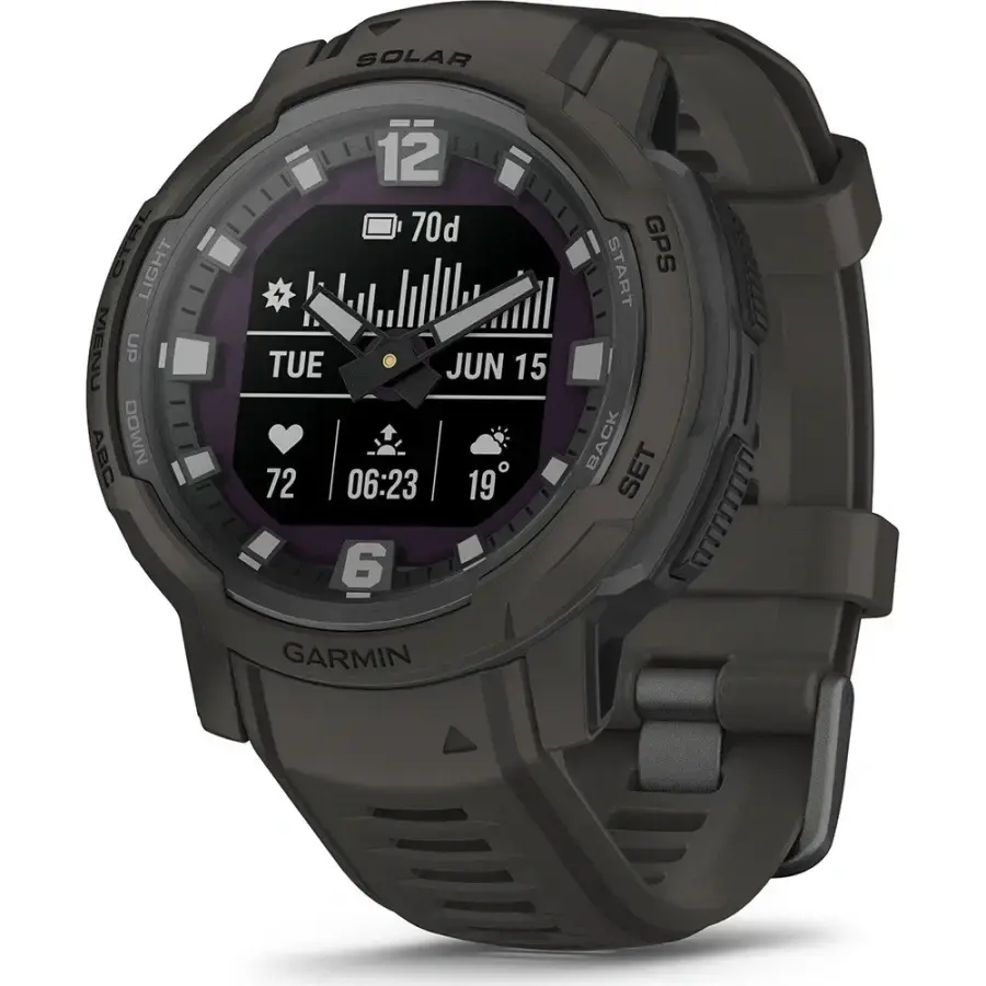Смарт-часы Garmin Instinct Crossover Solar - Graphite (010-02730-11/01)
