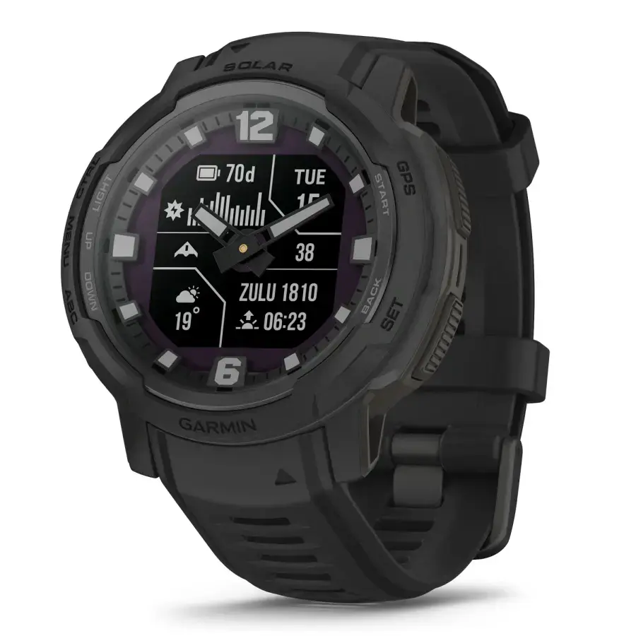 Смарт-годинник Garmin Instinct Crossover Solar - Tactical Edition Black (010-02730-10/00)
