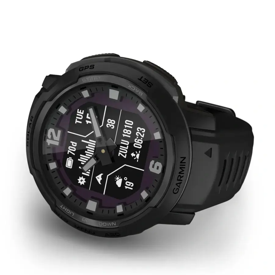 Смарт-годинник Garmin Instinct Crossover Solar - Tactical Edition Black (010-02730-10/00)