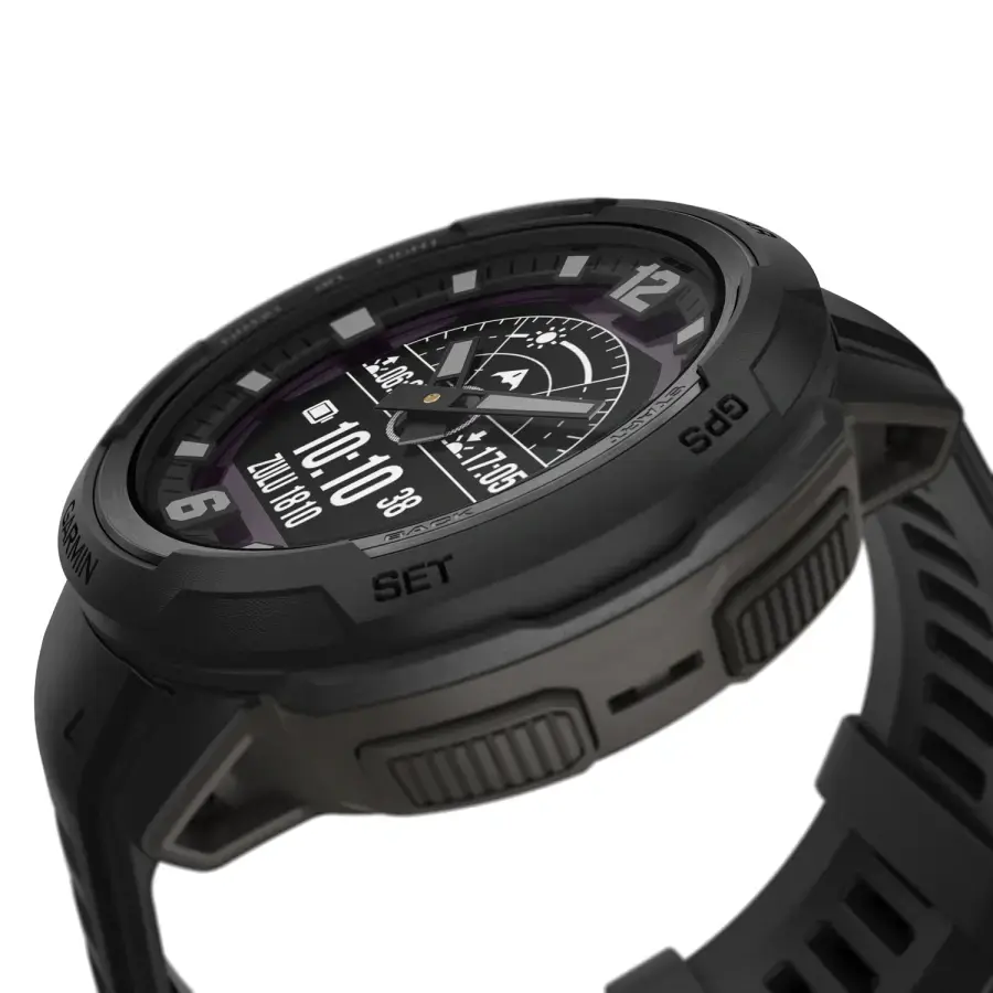 Смарт-годинник Garmin Instinct Crossover Solar - Tactical Edition Black (010-02730-10/00)
