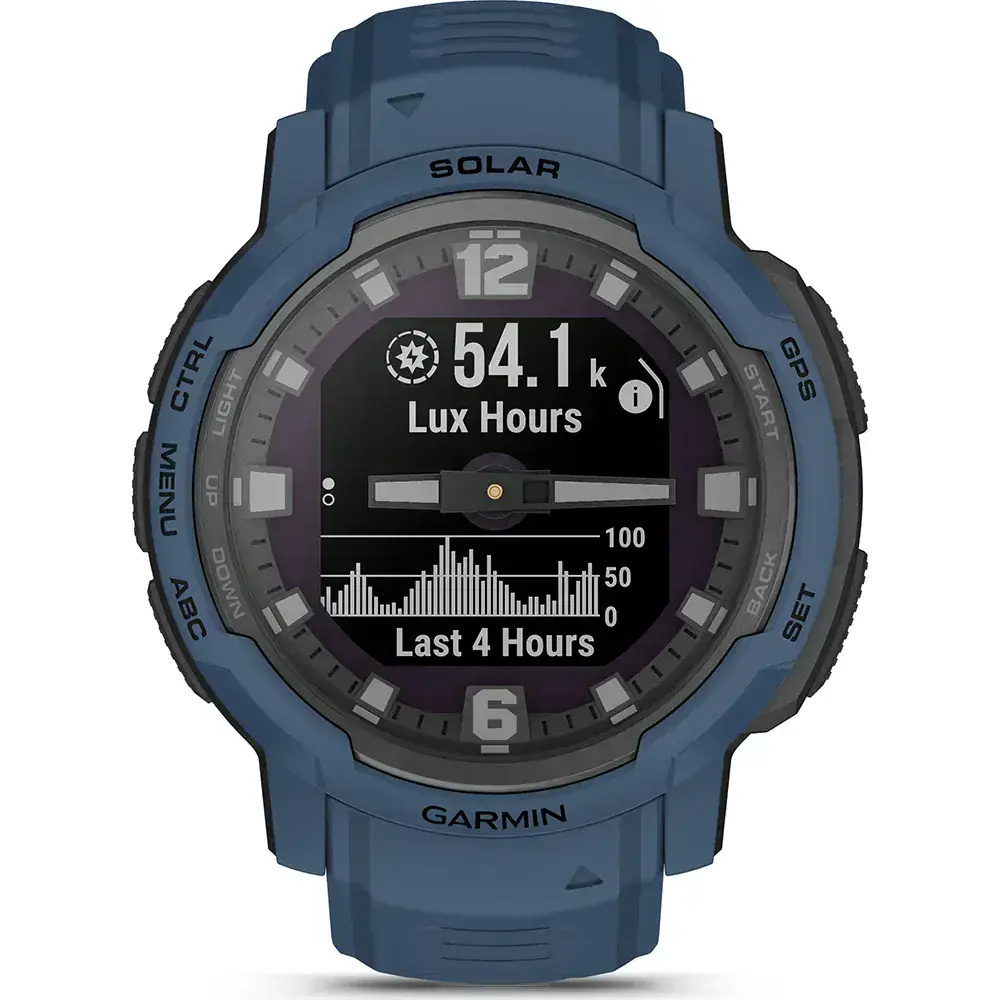 Смарт-часы Garmin Instinct Crossover Solar - Tidal Blue (010-02730-12/02)