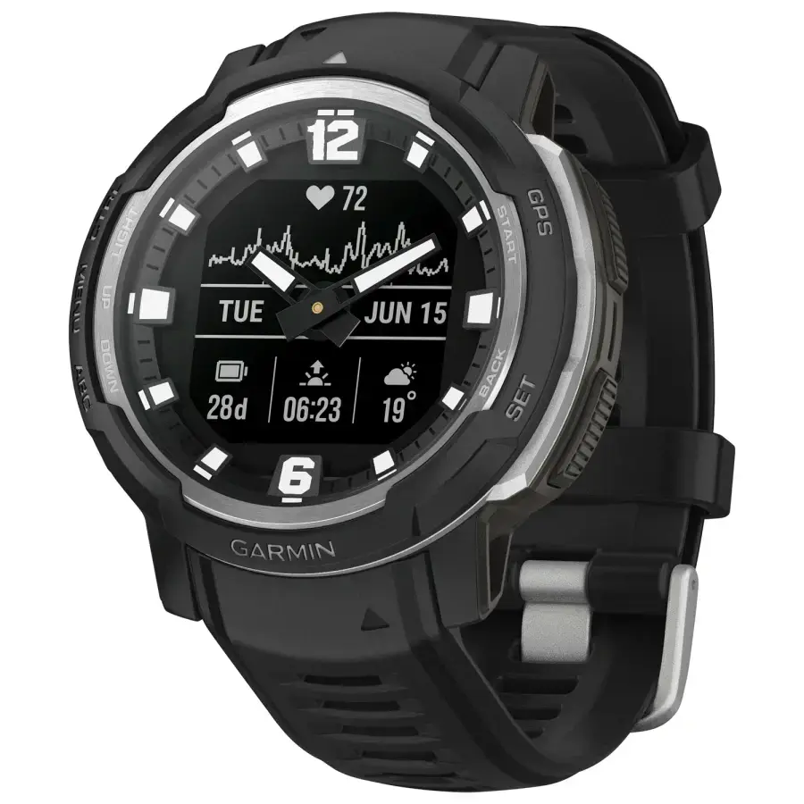 Смарт-часы Garmin Instinct Crossover - Standard Edition Black (010-02730-13/03)