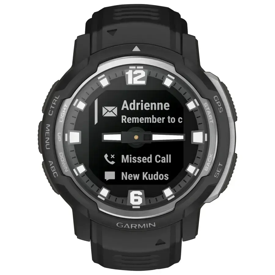 Смарт-часы Garmin Instinct Crossover - Standard Edition Black (010-02730-13/03)