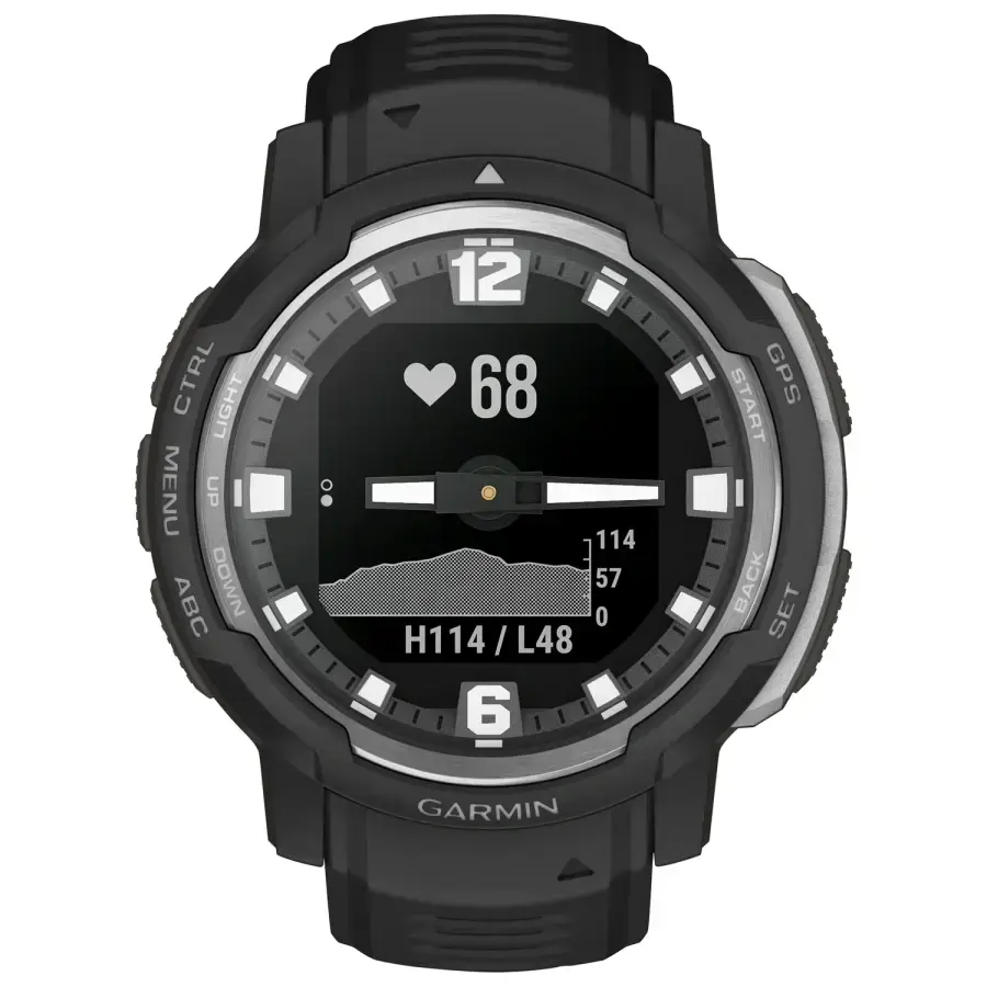 Смарт-часы Garmin Instinct Crossover - Standard Edition Black (010-02730-13/03)