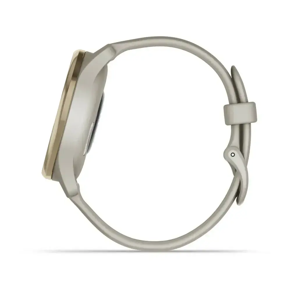 Смарт-годинник Garmin Vivomove Trend Cream Gold S. Steel Bezel w. F. Gray Case and S. Band (010-02665-02)