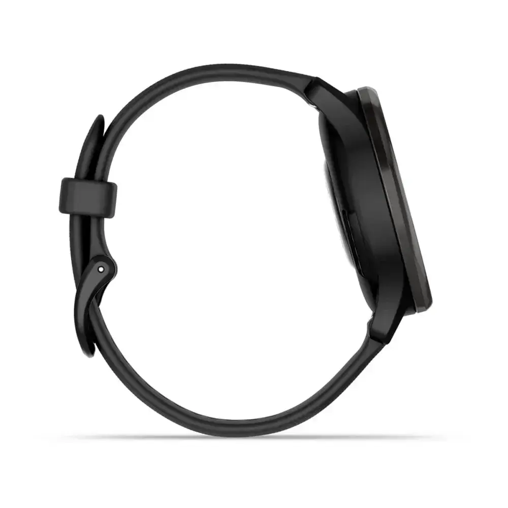 Смарт- часы Garmin Vivomove Trend Slate S. Steel Bezel with Black Case and S. Band (010-02665-00)