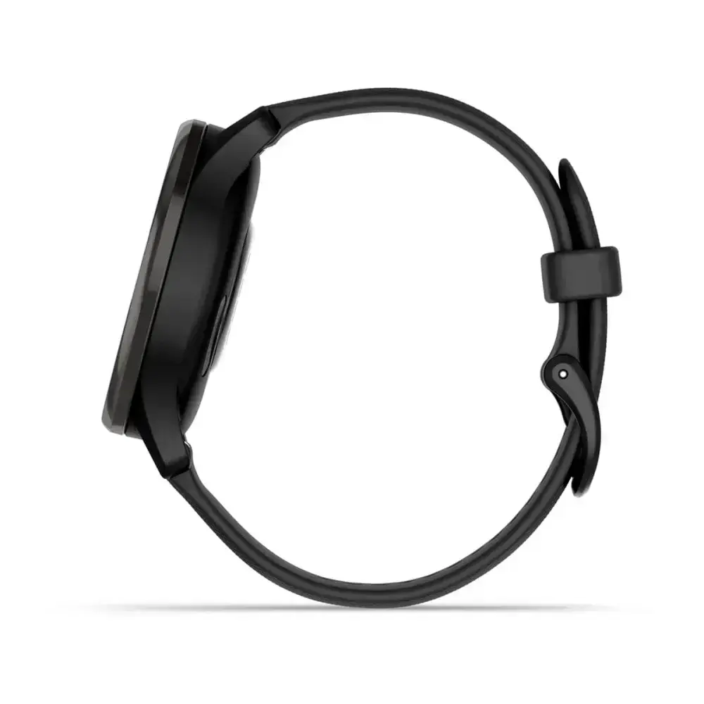 Смарт- часы Garmin Vivomove Trend Slate S. Steel Bezel with Black Case and S. Band (010-02665-00)