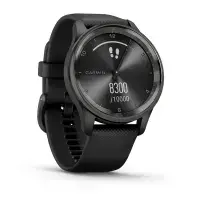 Смарт- часы Garmin Vivomove Trend Slate S. Steel Bezel with Black Case and S. Band (010-02665-00)