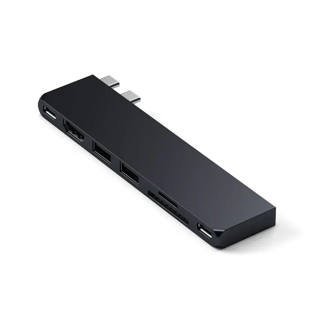 Тонкий концентратор Satechi Pro Hub Slim - Midnight (ST-HUCPHSD)