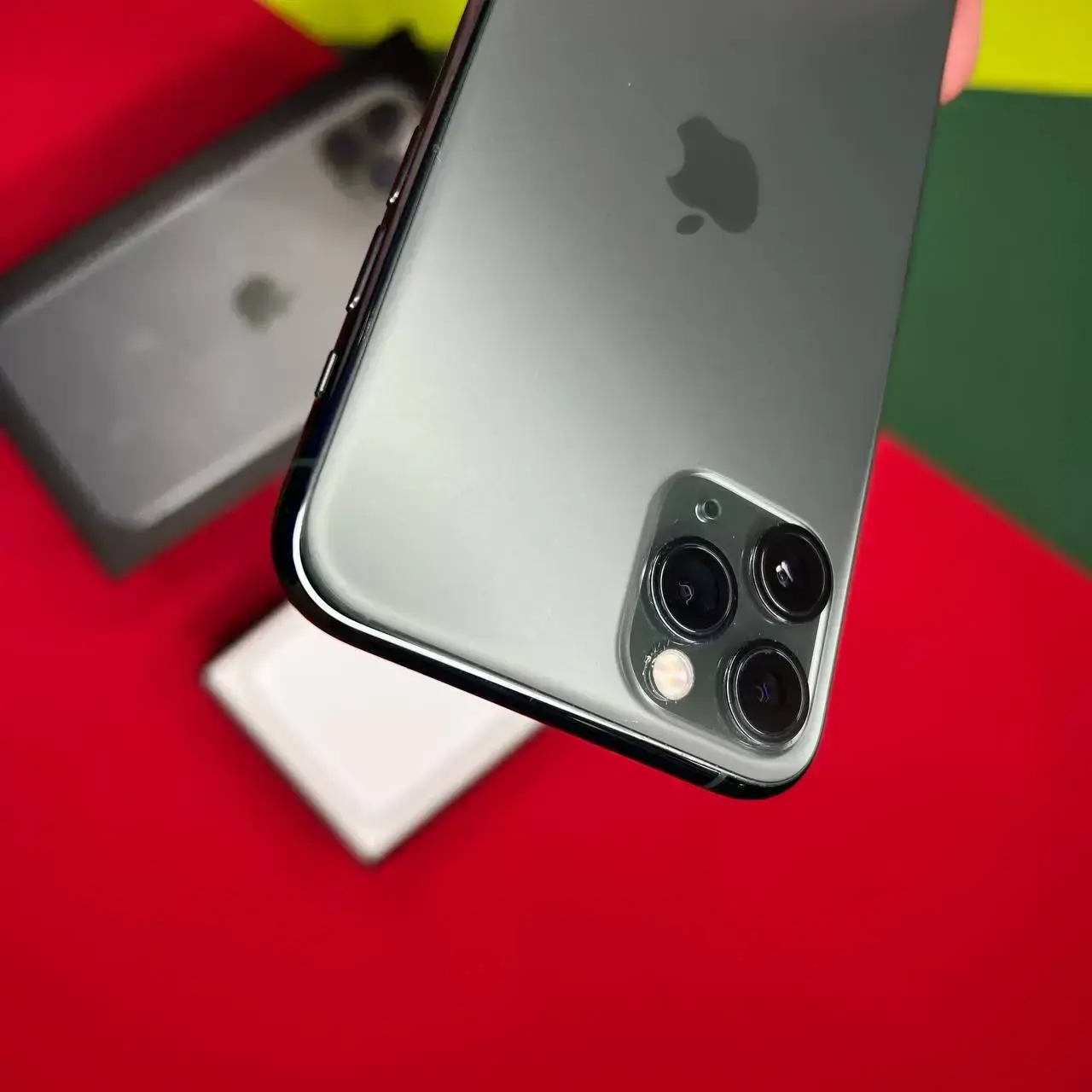 📲USED Apple iPhone 11 Pro 64GB Midnight Green (MWC62),🔋100% (Стан - 8.5/10, Комплект - iPhone, коробка | гарантія - 1 міс.)