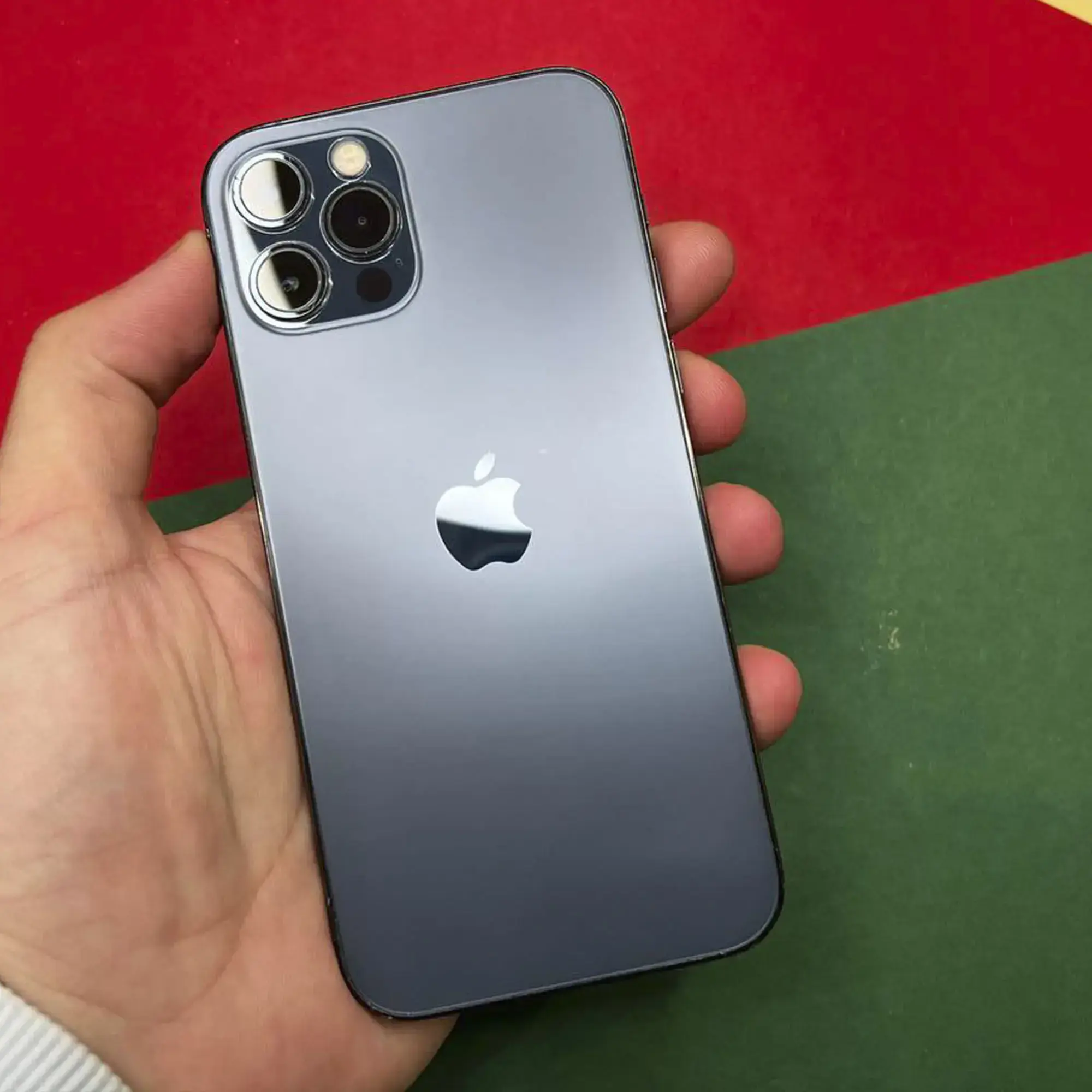 📲USED Apple iPhone 12 Pro 256GB Pacific Blue (MGLW3, MGMT3),🔋88% (Стан - 7/10, Комплект - iPhone | гарантія - 1 міс.)