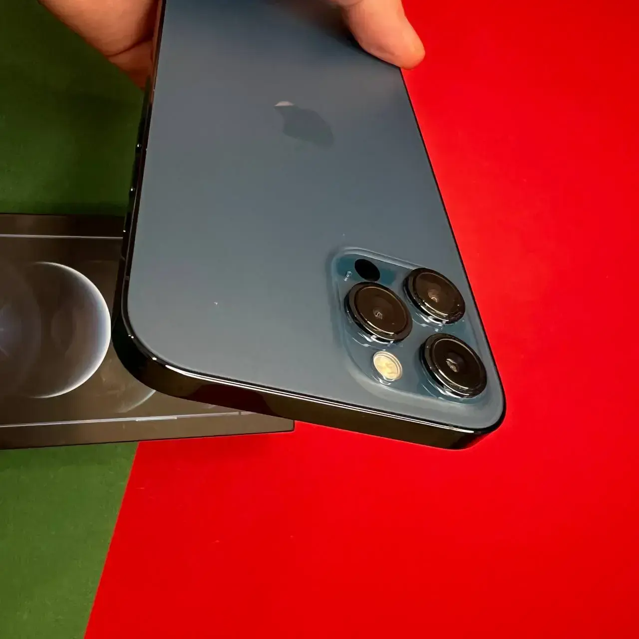 📲USED Apple iPhone 12 Pro Max 128GB Pacific Blue (MGCJ3, MGDA3),🔋85% (Стан - 9.5/10, Комплект - iPhone, коробка | гарантія - 1 міс.)